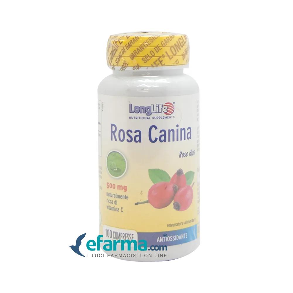 LongLife Rosa Canina Integratore Antiossidante 100 Compresse