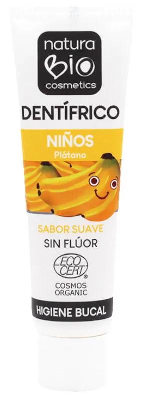 Naturabio Cosmetics Dentifrice Enfant Sans Fluor Banane +1 An 50 ml