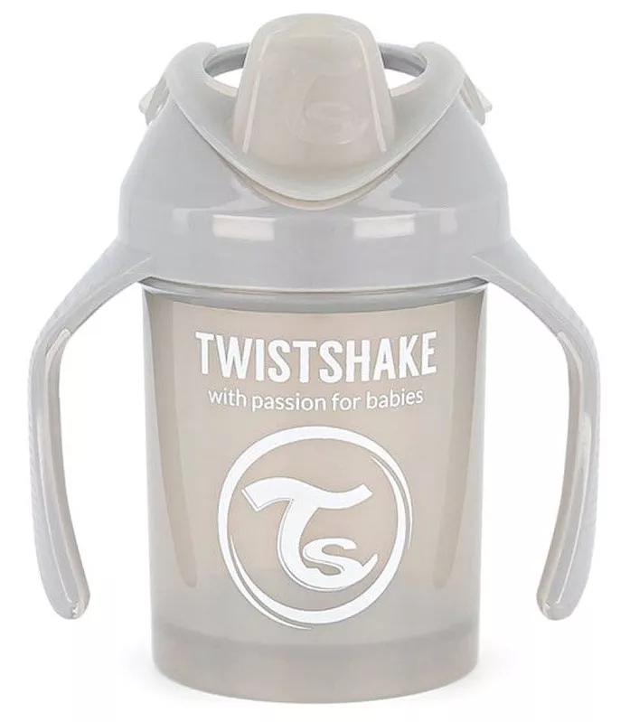 Twistshake Leerbeker + 4m 230 ml Grijs