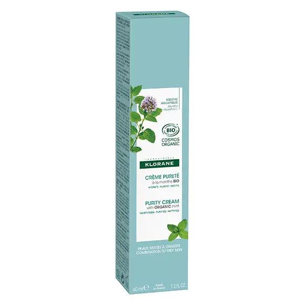 Klorane Aquatic Mint Organic Purity Cream 40ml