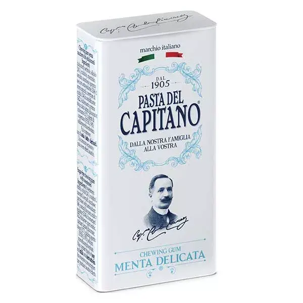 Pasta del Capitano 1905 Chewing-Gum à la Menthe Douce 30g