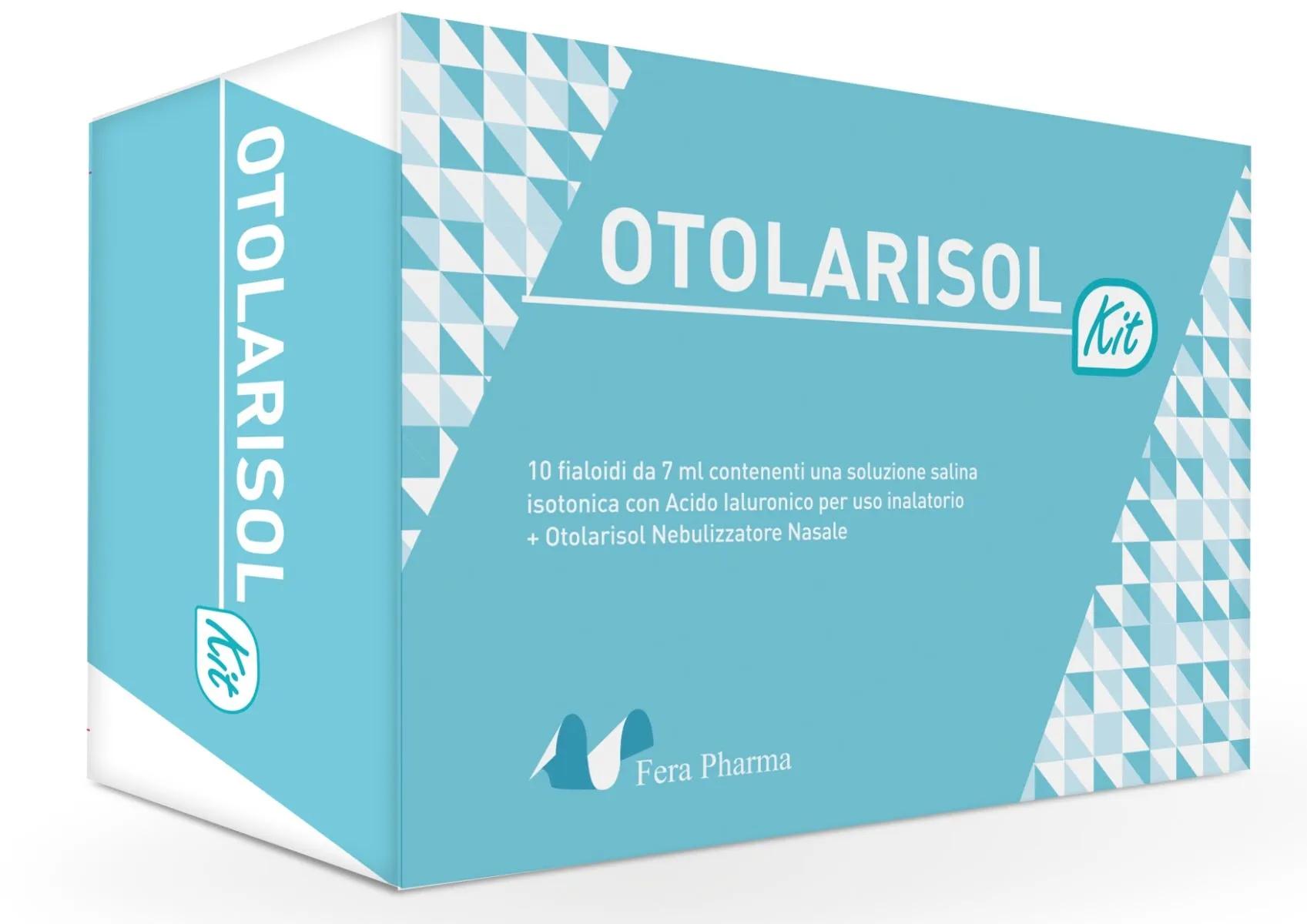 Otolarisol Kit 10 Fialoidi da 7 ml + Nebulizzatore Nasale