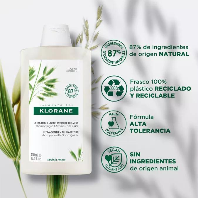 Klorane Champú a la Avena 400 ml online Atida