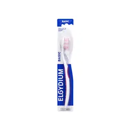 Elgydium Basic Brosse à Dents Souple Rose