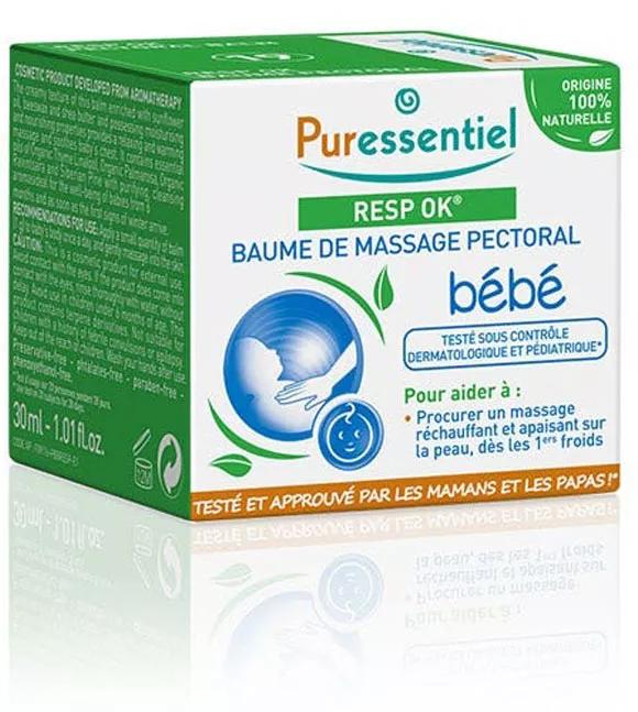 Puressentiel RespOK Bálsamo de Massagem Peitoral Bebé 30ml