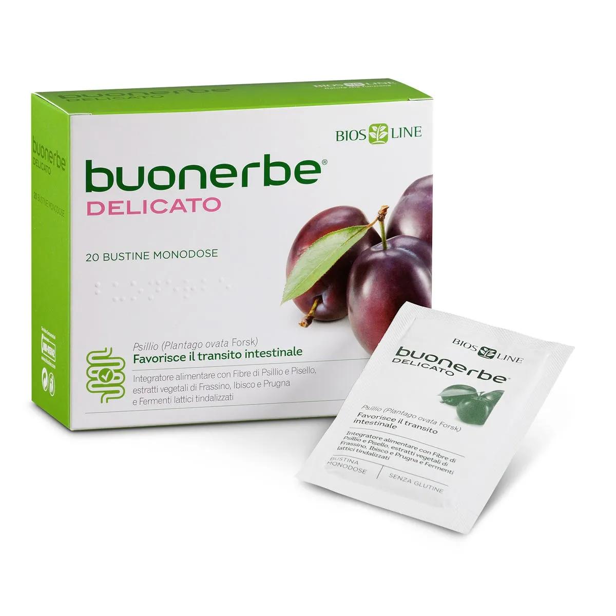 Buonerbe Delicato Integratore Transito Intestinale 20 Bustine