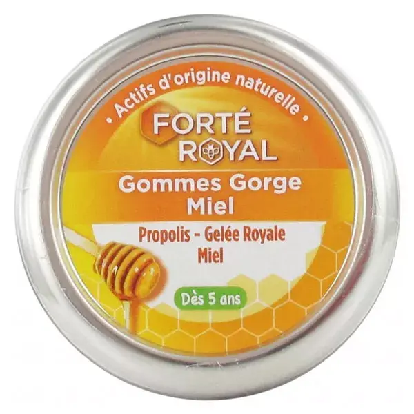 Forté Pharma Forté Royal Throat Gum Honey Box of 45g