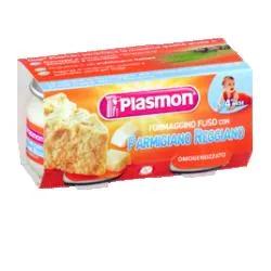 Plasmon Omogeneizzato Formaggino e Parmiggiano 2 vasetti da 80 g