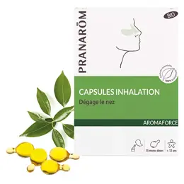 Pranarom Aromaforce Capsules Inhalation Bio 15 capsules