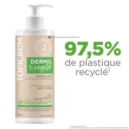 Topicrem Dermovegetal Crème Corps Ultra-Nourrissante 390ml