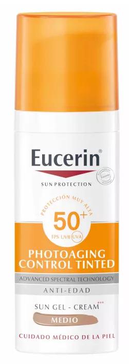 Eucerin Solar Facial Photoaging Control Fluido FPS50+ Tinted Medium 50 ml