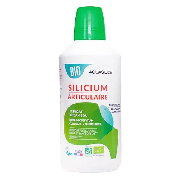 Aquasilice Silicium Organique Articulaire Bio Integratore Alimentare 1L