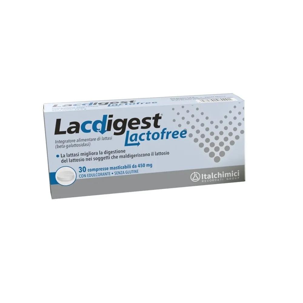 Lacdigest Lactofree Integratore Per Intolleranza Al Lattosio 30 Compresse