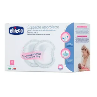 Chicco Discos Absorventes Antibacterianos 60 Unidades