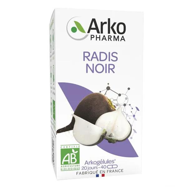 Arkopharma Arkogélules Radis Noir Bio 40 gélules