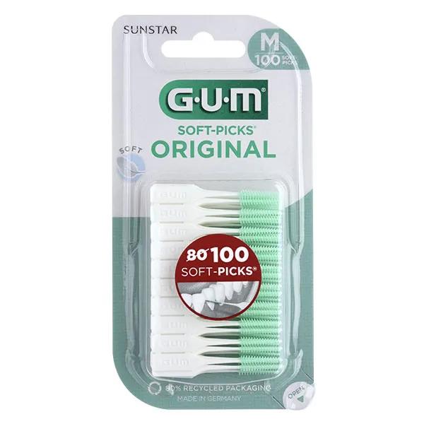 Cepillo Interdental Encías Soft-Picks Original Medio 100 unidades