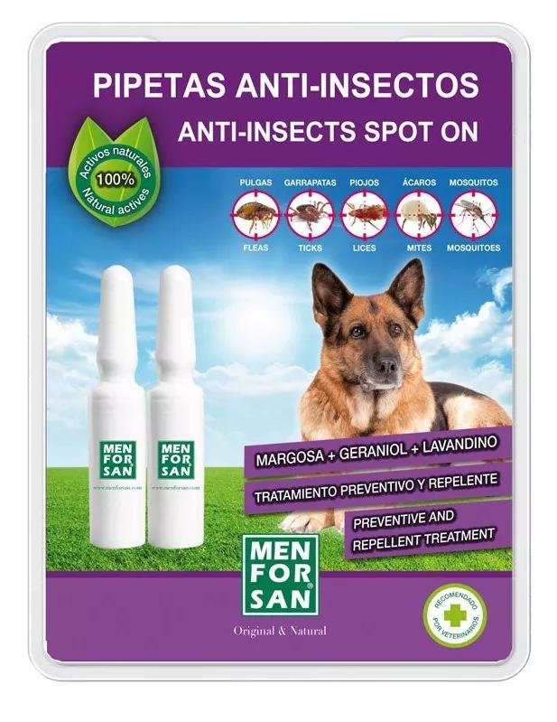 Menforsan Pipeta Anti Insectos para Perros 2 uds