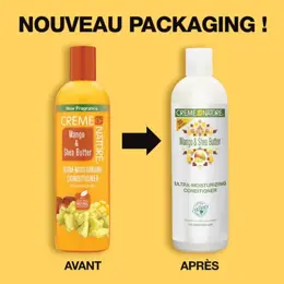 Creme of Nature, CNI, Après-shampoing ultra-hydratant à la mangue, 354ml