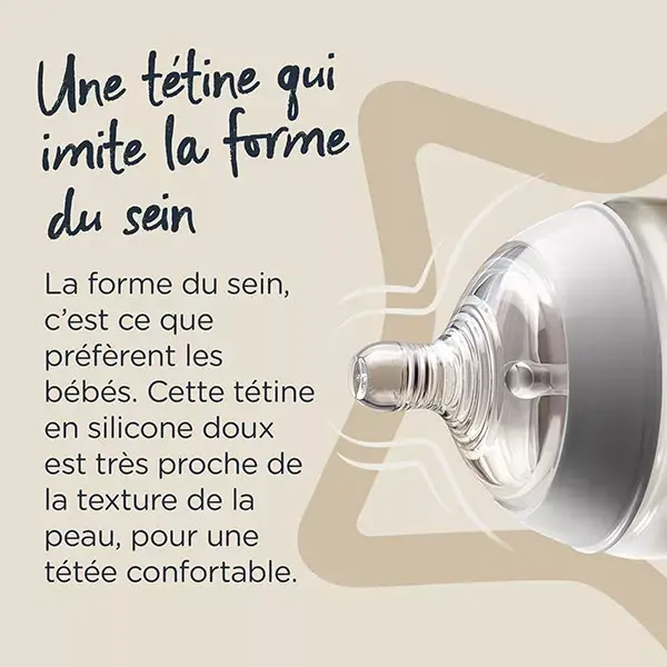 Tommee Tippee Closer To Nature Tétine Débit Rapide Lot de 2