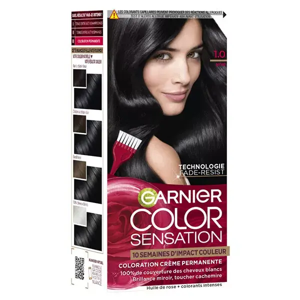 Garnier Color Sensation Coloration Permanente 1.0 Noir