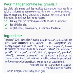 Hipp Bio La Mamma Cannelloni aux Légumes +15m 250g