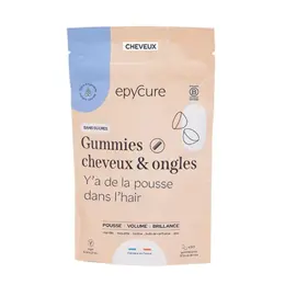 Epycure Cheveux & Ongles Gummies Cheveux & Ongles Sans Sucre Booster Pousse 60 gummies