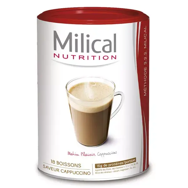 Sapore di milical ad alta percentuale proteica Bevanda Cappuccino formato Eco 18 bevande