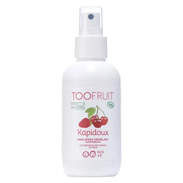 Toofruit Kapidoux Detangling Spray with Strawberry and Cherry 125ml