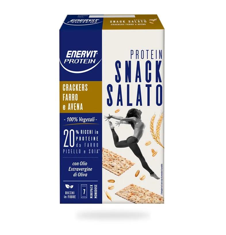 Enervit Protein Crackers Farro e Avena Salati 7 Minipack