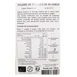 Valebio Moringa Bio 100g