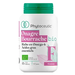 Phytoceutic Olio di Enotera e Borragine Bio 120 capsule