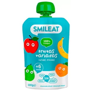 Smileat Zakje Diverse Vruchten Bio +6m 100 g