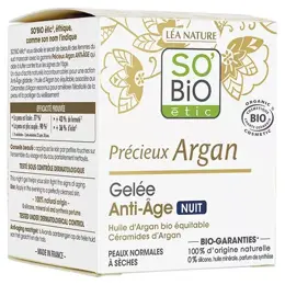 So'Bio Étic Précieux Argan Gelée Anti-Âge Nuit Bio 40ml