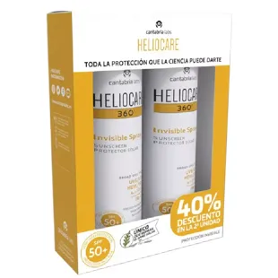 Heliocare 360 Spray Invisible SPF50 2x200 ml