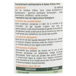 Santé Verte Nectaloe Gel Liquide d'Aloé Vera Bio 1L