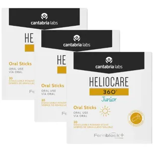 Heliocare 360 Junior Oral 3x20 Sticks