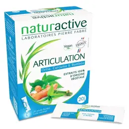 Naturactive Articulation Ortie Curcuma Bambou 20 sticks fluides