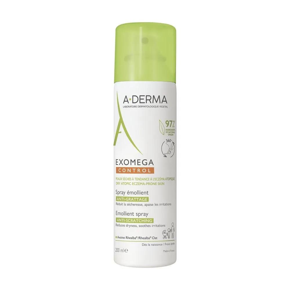 A-Derma Exomega Control Spray Emolliente Anti-grattage Per Pelle Secca e a Tendenza Atopica 50 ml