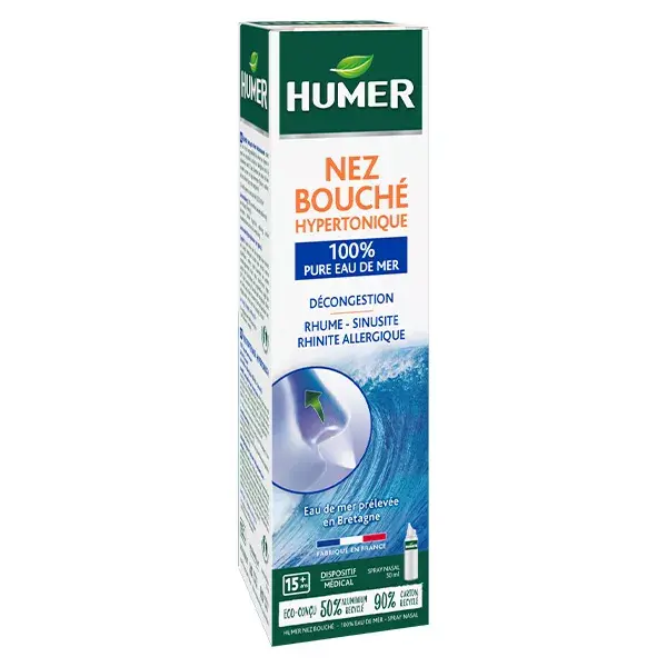 Humer Hypertonic Spray for Blocked Noses for Adults 50ml