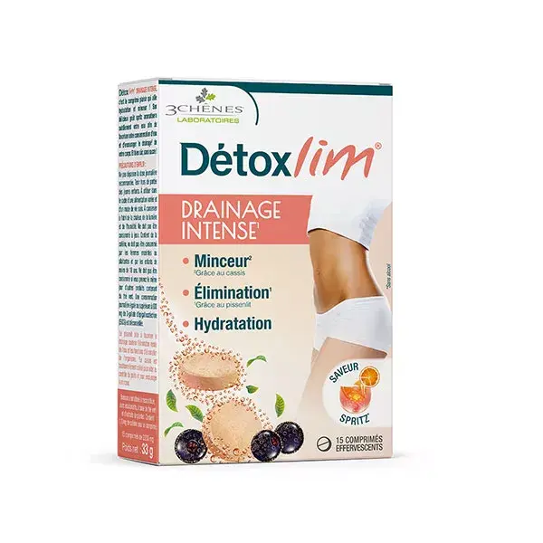 3 Chênes Snellente Detoxlim Drenaggio Intenso Spritz 15 compresse