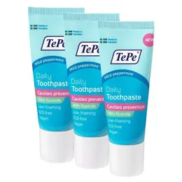 Lot Dentifrice TePe format Voyage Adulte