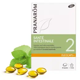 Pranarom Oleocaps 2 Santé Intestinale Bio 30 capsules