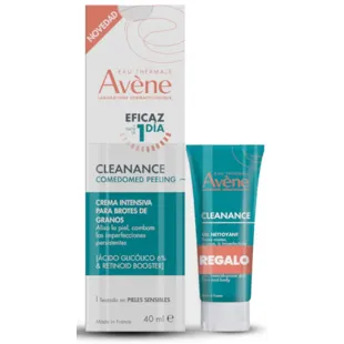 Avène Cleanance Komedonenpeeling 40 ml + Reinigungsgel 15 ml