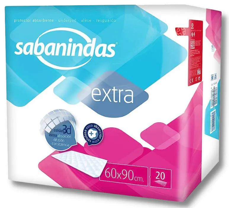 Indas Sabanindas Extra Protect 60x90 20 unités