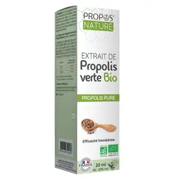 Propos' Nature Apithérapie Extrait de Propolis Verte du Parana Bio 20ml