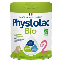 Physiolac Bio Lait 2ème Age 800g