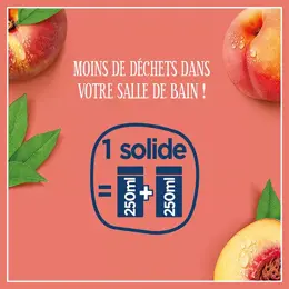 Le Petit Marseillais Savon Solide 3 en 1 Lavant Doux Pêche Nectarine 80g