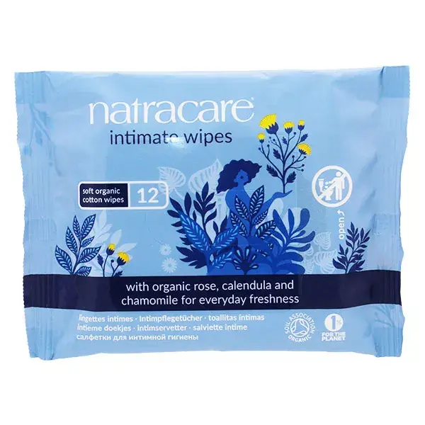 Natracare Intimate Wipes x 12