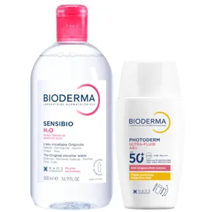 Bioderma Pack 2 Units Photoderm AR+ Ultra-Fluid Redness SPF50+ 40 ml + Sensibio H2O Micellar Water 500 ml