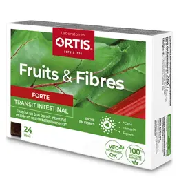 Ortis Transit Intestinal Fruits & Fibres Forte 24 cubes